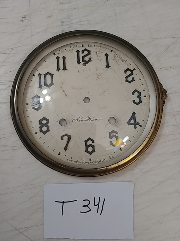 NEW HAVEN BANJO CLOCK DIAL & BEZEL & GLASS WINSOME STRIKE