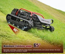Robot lawn mower sale！27HP 65° Climbing Remote Control Lawn Mower Free shipping