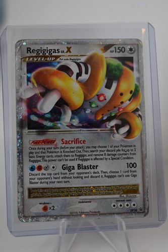 Pokemon Regigigas LV.X DP30 Black Star Promo Holo 2008 TCG Card HP