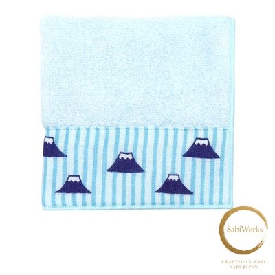 New Hamamonyo Tenugui Towel Vertical Stripes of Fuji