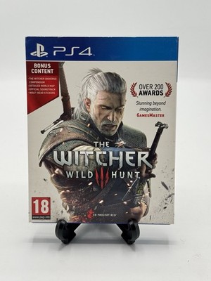 The Witcher 3 Wild Hunt PS4 Komplett Karte Soundtrack Aufkleber Handbuch PAL