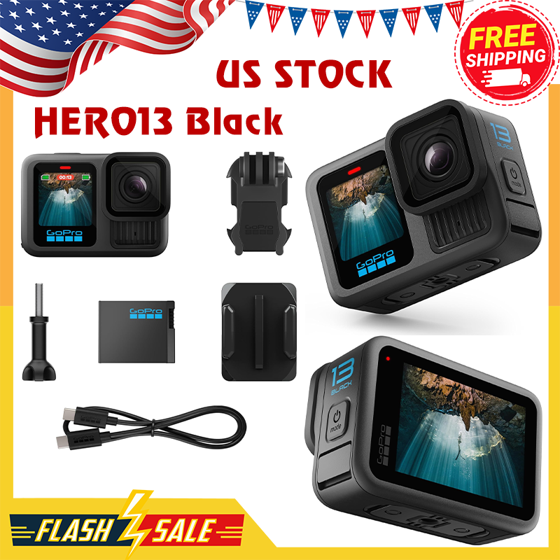 GoPro HERO13 Black Action Camera 5.3K60 Video 27MP Photo Waterproof Lens Ready X