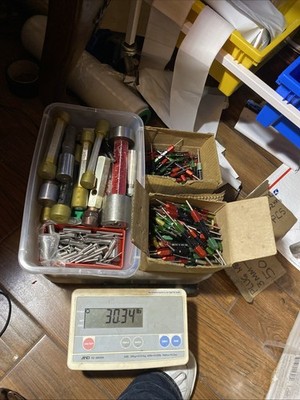 Huge Bulk Lot Of Hundreds Of Pin Plug Gages & Holders 30LBS+ Good Units (F11)