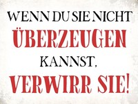 Holzschild 30X40 Cm Wenn Du Sie Nicht üBerzeugen Deko Geschenk Holz Schild