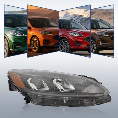Halogen Headlight For 2020-2022 Ford Escape SE/SEL Headlamp w/LED DRL LH/RH Opt.