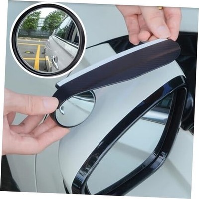 Car auxiliary rearview mirror with clear wide-angle blind spot assistance, 