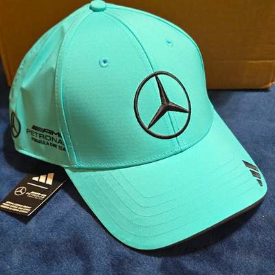 adidas Mercedes AMG Petronas Formula One Team F1 Racing Cap Hat Turquoise
