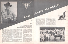 Joe Welch Elmer Hepler Rodeo Bronc Rider Cowboy True West 1963 Vtg Mag Article