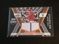 2021 Elite Extra Edition First Round Materials BENNY MONTGOMERY SP JERSEY!