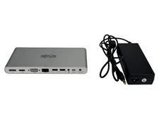 Genuine Tripp Lite U442-DOCK4-S USB-C Docking Station w/ AC Adapter