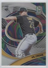 2021 Panini Spectra Rookies Neon Marble Prizm 5/5 Wil Crowe #172 ni4