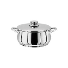 Image of Stellar Casserole – 1000 Classic 20cm Stainless Steel Induction Hob Safe 2L