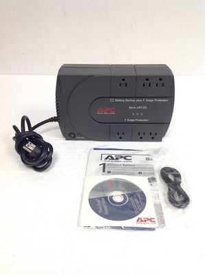 APC Back-UPS ES 350 Battery Backup & Surge Protector BE350U w/ Software CD,WORKS