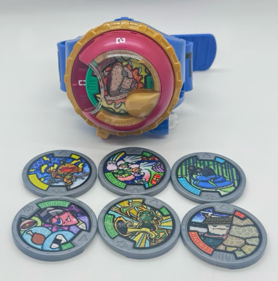 with Yo-Motion Lot WORKS! Watch DX Bandai - Zero - Yo-kai 7 Model Medals - vintagewatches.pk