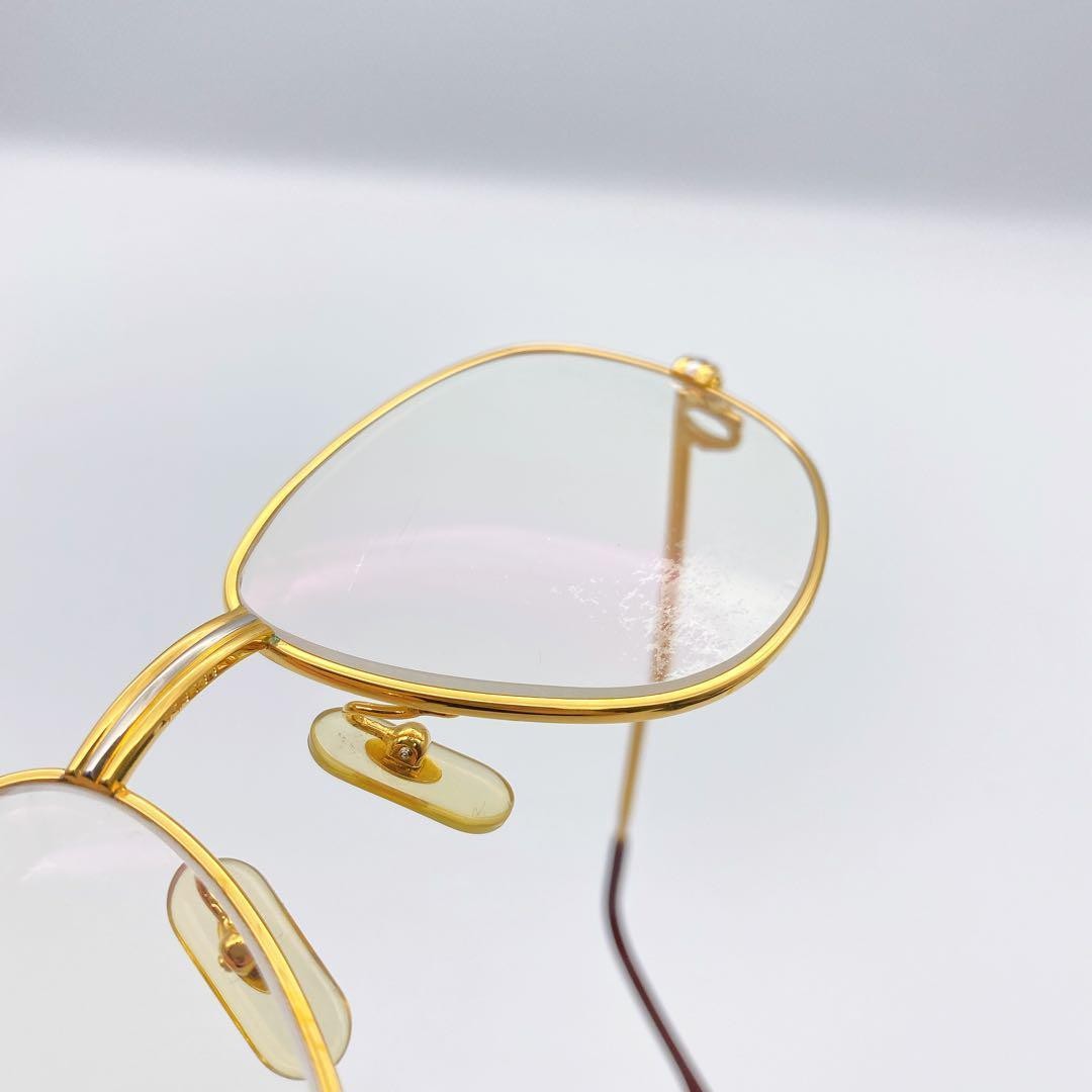 Cartier トリニティ アビエーターサングラス ゴールド Cartier