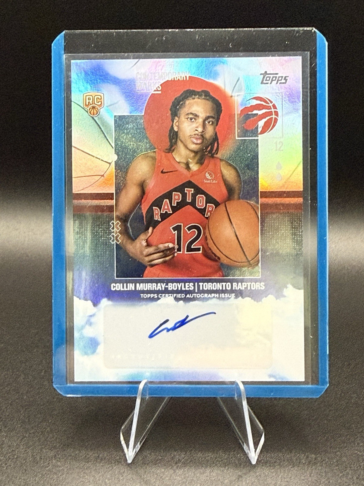 2025 Topps Collin Murray Boyles Contemporary Marks RC Auto Holo Foil