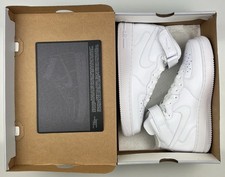 Nike Uomo Air Force 1 Mid '07 Bianco 315123-111 2008 Taglia 8.5 Nuove Con Scatola NOS AF1
