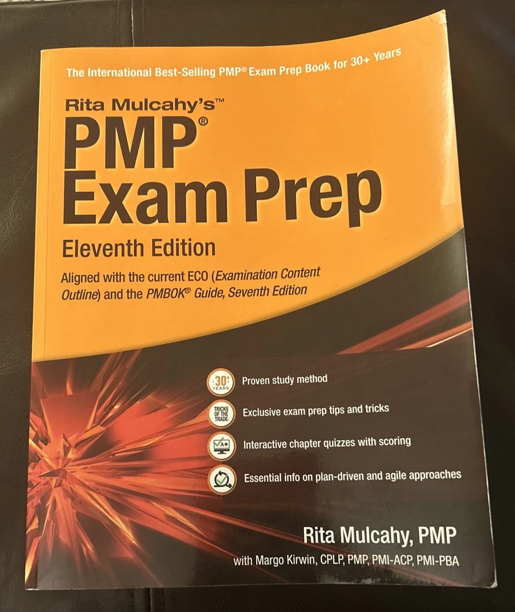 PMP Exam Prep Eleventh Edition Rita Mulcahy Margo Kirwin 2023
