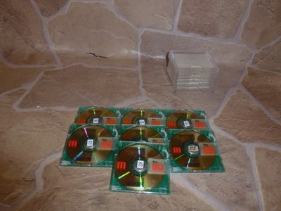 7x Maxell pro MD 80 - Mini Disc + Cases - GUT