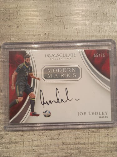 2017 Panini Immaculate Collection - Modern Marks Joe Ledley #MM-JL /75 (AU)