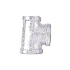 STZ Industries 1 in X 1 in FIP Galvanized Malleable Iron Reducing Tee