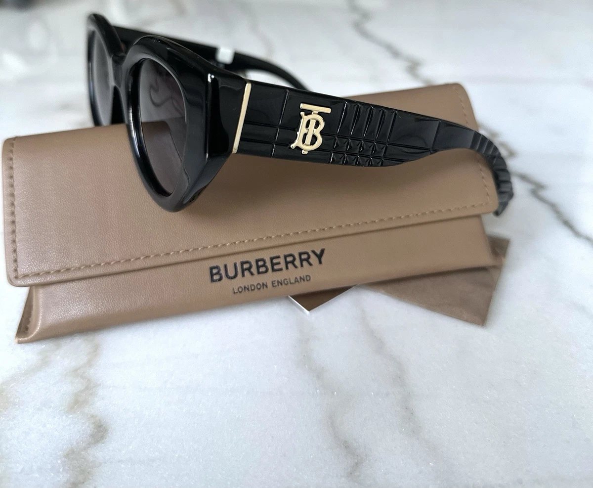 NWT Burberry 0BE4380D-385373 Black Round 51mm Sunglasses Burberry Black Round Sunglasses for Women for sale | eBay main image 2