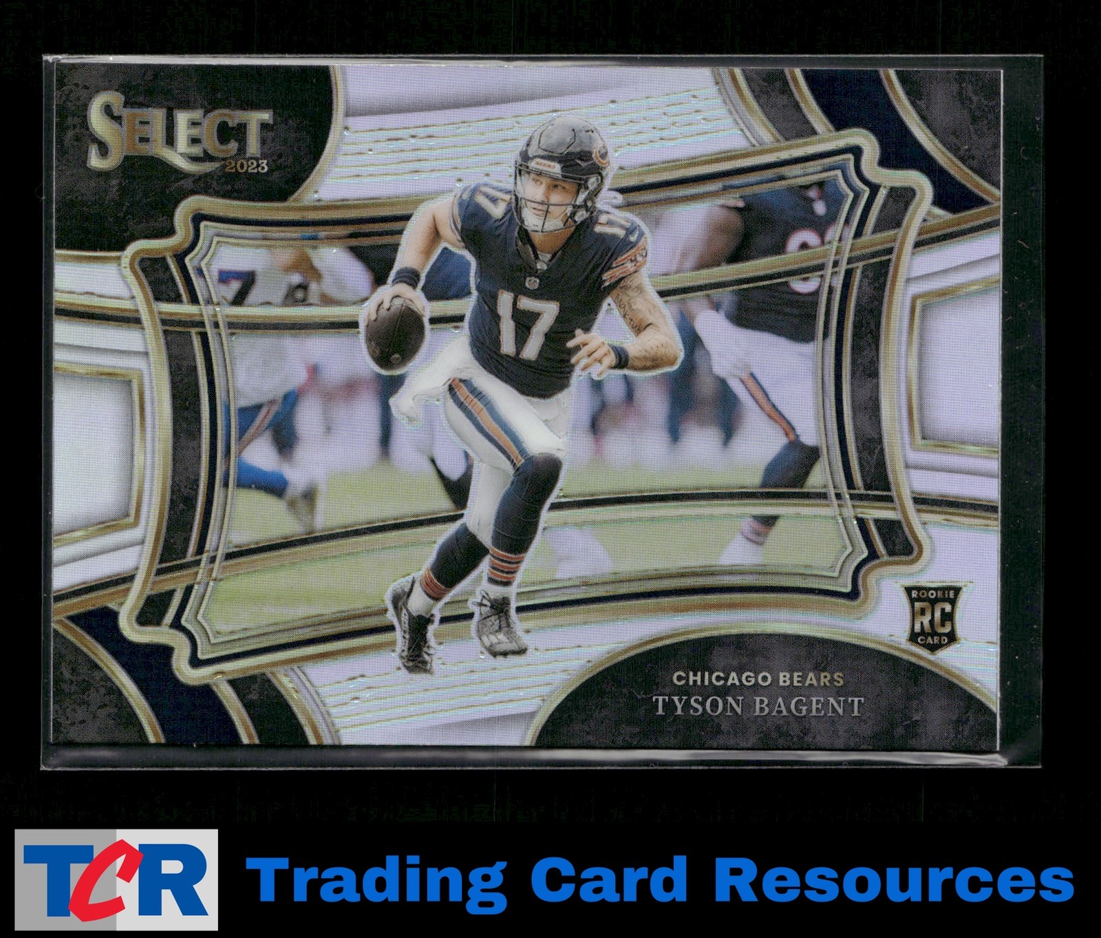 2023 Panini Select #316 Tyson Bagent Silver Prizms