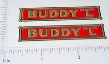 Pair Buddy L Pre-War 2.5" Logo Stickers BL-174