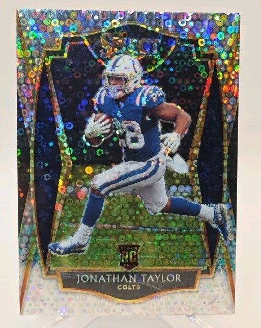 2020 Panini Select - Premier Level Jonathan Taylor #153 Silver Disco Prizm (RC)