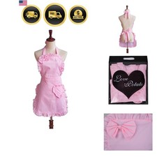 Cute Girls Bowknot Lady's Kitchen Restaurant Women's Cake Apron Fashion Funny...