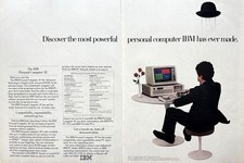 1985 IBM Discover the Most Powerful Computer IBM Has Ever Made Vintage PRINT AD