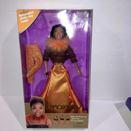 VINTAGE 1996 Brandy Doll By Mattel W/Autographed Poster New In Box