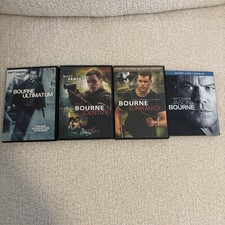 Jason Bourne Complete Collection Set of 4 Blu Ray and DVD set Matt Damon