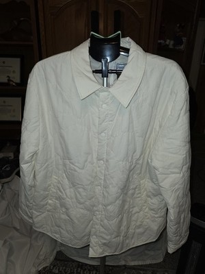 Stylusx La DARIUS CAMPBELL IVORY SNAP UP LIGHT WEIGHT JACKET FOR MEN.