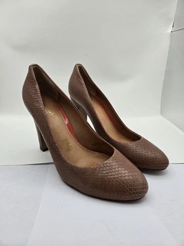 Scarpe décolleté Coach "Sue" in pelle goffrata stampa serpente donna 9B perfette condizioni