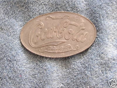 Vintage Coca Cola 5 CENTS at Fountains Belt Buckle | eBay display picture 3
