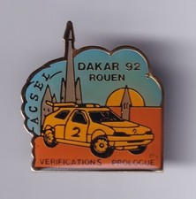 RARE PINS PIN'S .. AUTO CAR RALLYE PARIS DAKAR 4X4 TEAM CITROEN PROLOGUE 76 ~FL