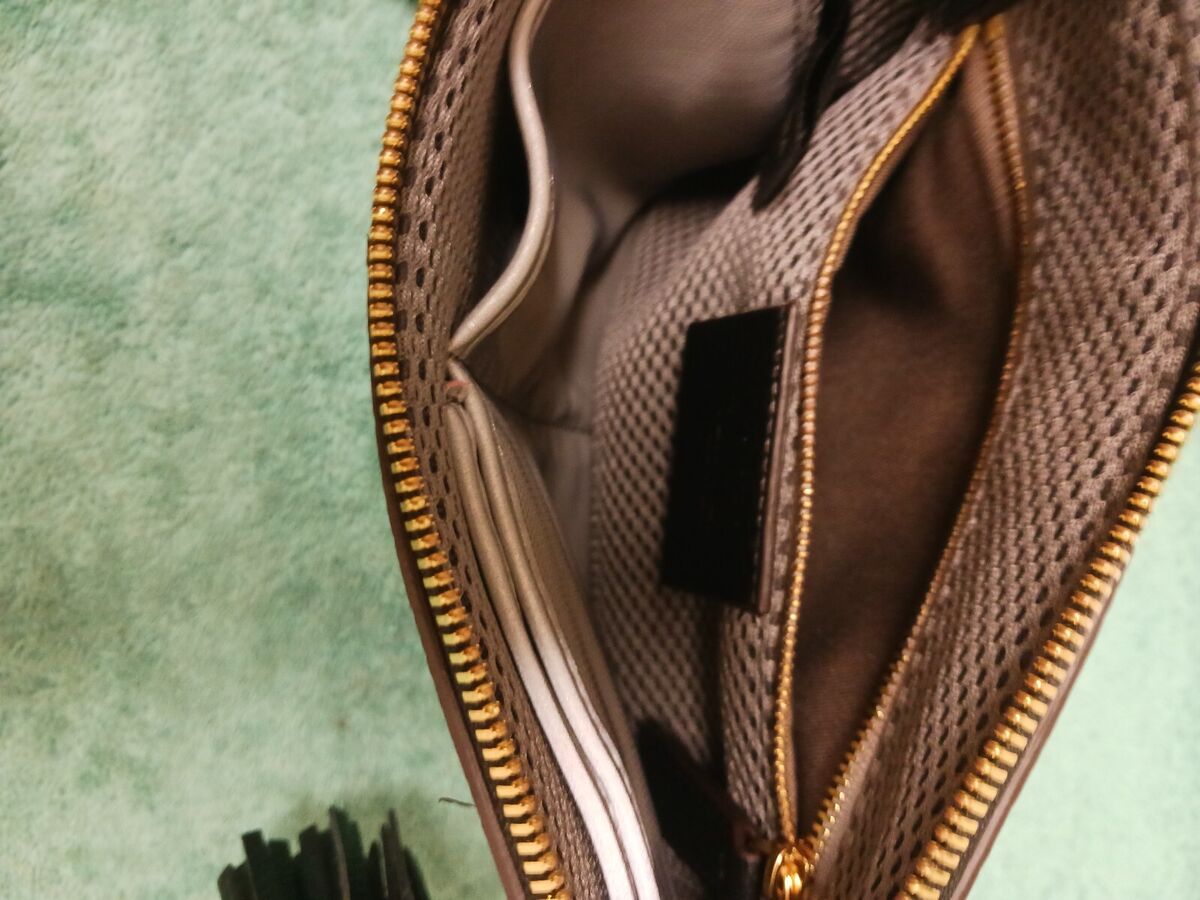 G.I.L.I. Black Pebbled Leather Clutch Bag Purse soft leather G.I.L.I. Black Pebbled Leather Clutch Bag Purse soft leather