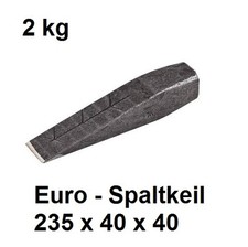 Klin Klin leśny Klin łupany Drewno opałowe Klin stalowy 235x40x40mm 2,0Kg kuty. Stal