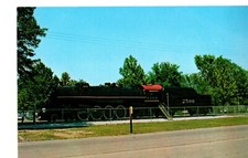 Age of Steam Memorial, Fairview Park, Centralia, IL Postcard