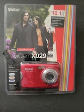 Vivitar ViviCam X029 10.1MP Digital Camera - Red, FOR PARTS ONLY. Read Descript.