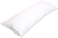 White Body Pillow Protecting Cover Hypoallergenic Dust Mite Resistant Pillows