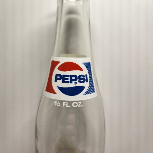 Pepsi Vintage 1970s Bicentennial Edition Soda Pop Bottle Long Neck 16 oz Clear - Picture 8 of 15