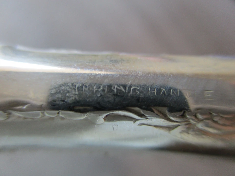 JUEGO DE CUCHILLOS HUECOS CON MANGO DE PLATA ESTERLINA GORHAM CAMELIA 8-7/8" (8) -549g SIN MONO Foto 4 de 4