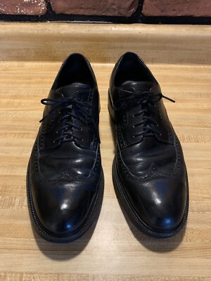 Rockport Tribunal Oxford Mens 13 Black New Wingtip Leather Dress Shoes APM11041M s-l400.jpg main image 2