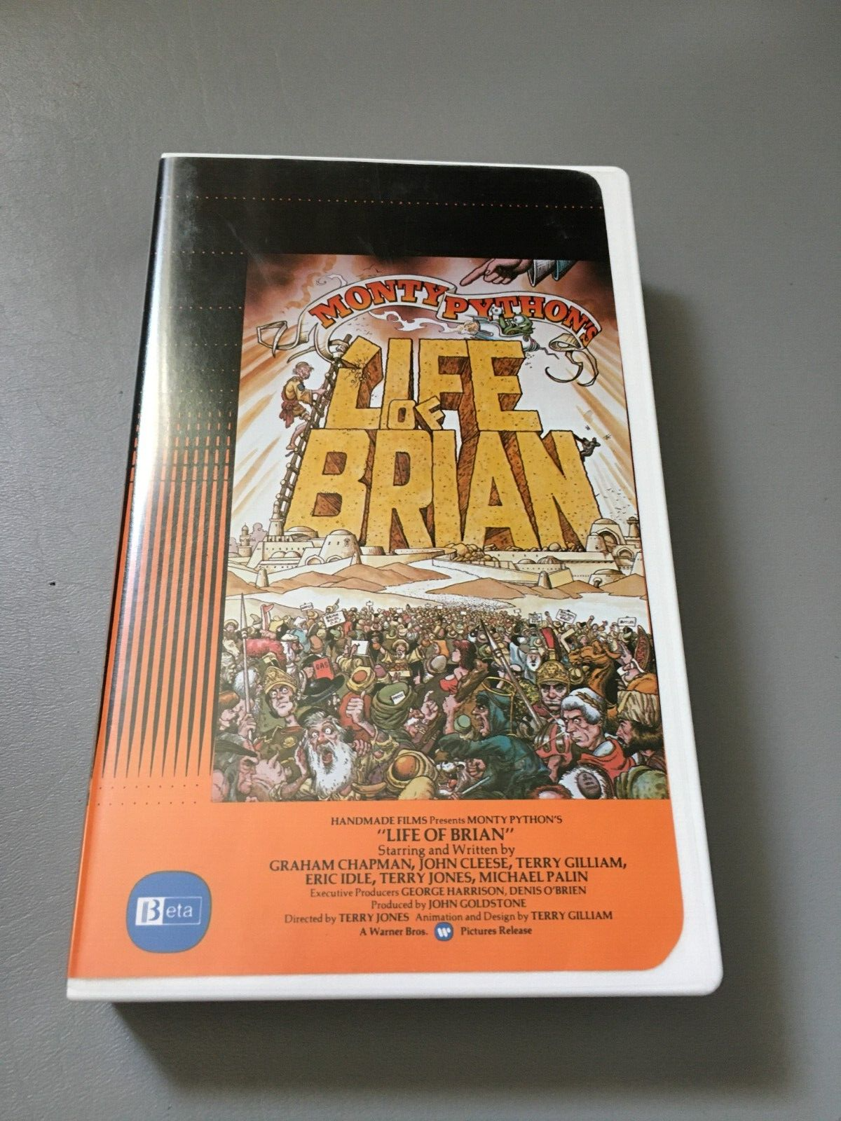 Monty Python’s Life Of Brian Betamax Tape 1979 Big Box White Clamshell ...