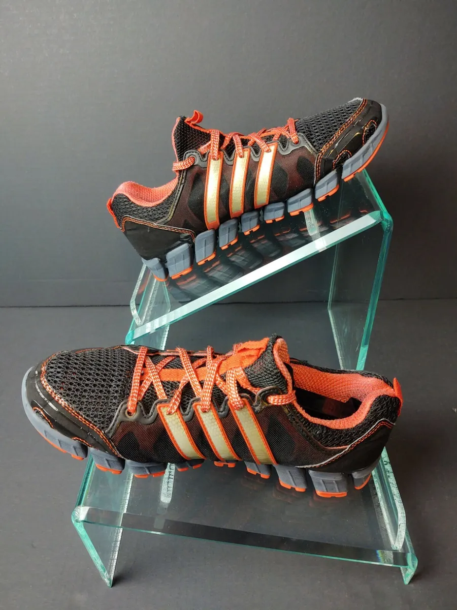 Mens ADIDAS Climacool 2008 Grey & Orange Trainers Running Shoes UK