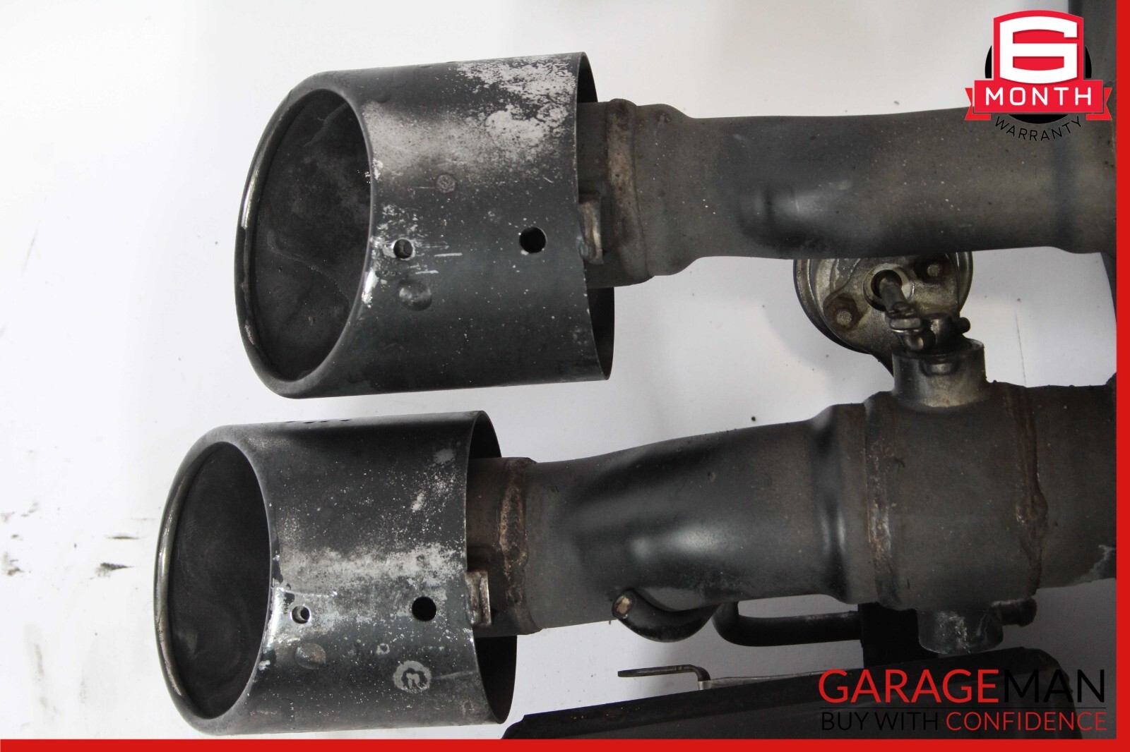 14-17 Maserati Quattroporte Rear Right & Left Exhaust Muffler Dual Tip OEM