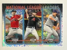 2024 Topps Spencer Strider / Zac Gallen / Justin Steele All-Star Game Foil #309
