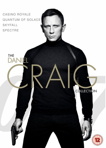 007 James Bond Die Daniel Craig Sammlung DVD 4 Filmset - Brandneu Versiegelt